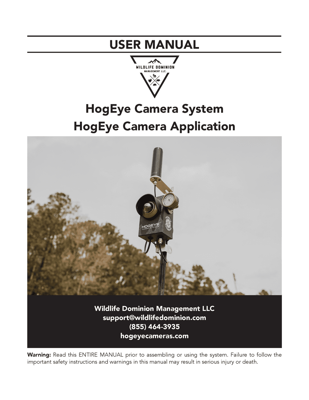 HogEye-User Manual Cover